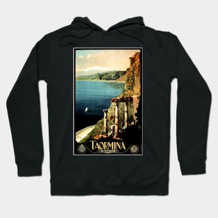 TAORMINA Italia Sicily Seaside Vintage Italian Travel Hoodie